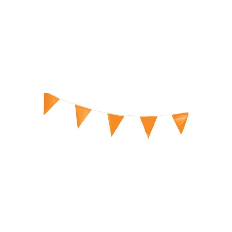 Orange Pennant Flags – 60ft