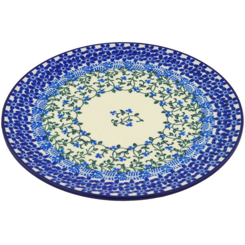 Polish Pottery 8 Plate Vine Of Beauty
