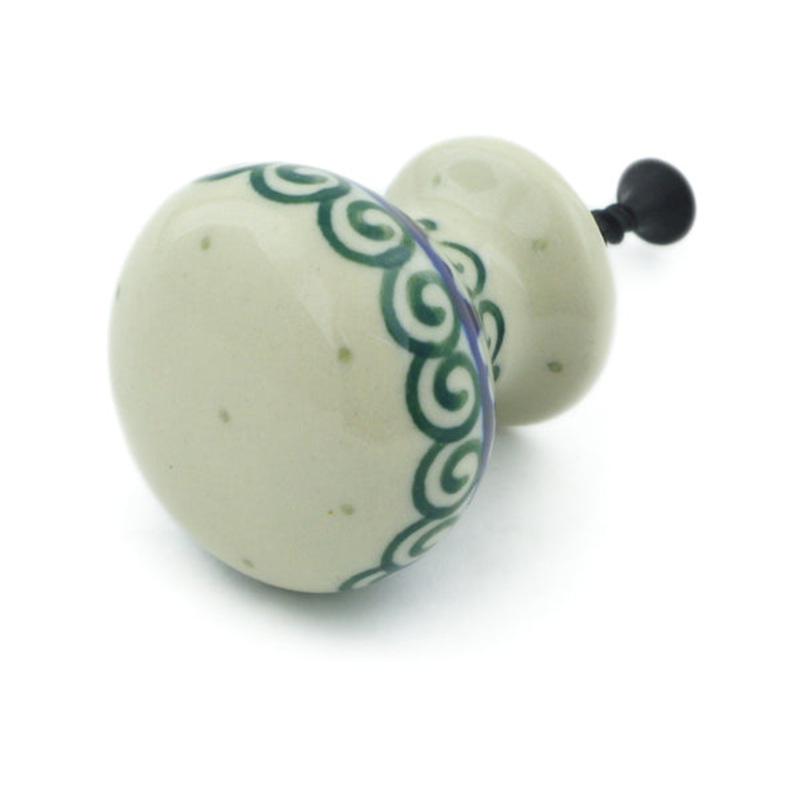 Polish Pottery Drawer knob 1-3/8 inch Light Hearted
