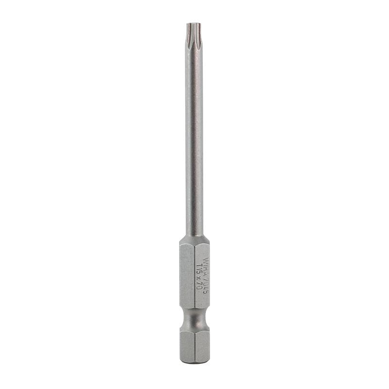 Wiha Torx Power Bit T15 x 70mm (2.75in) Pack of 10 Bits