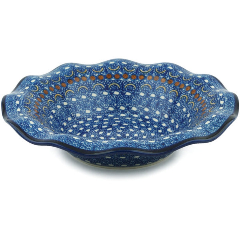 Polish Pottery 10 Bowl Blue Horizons