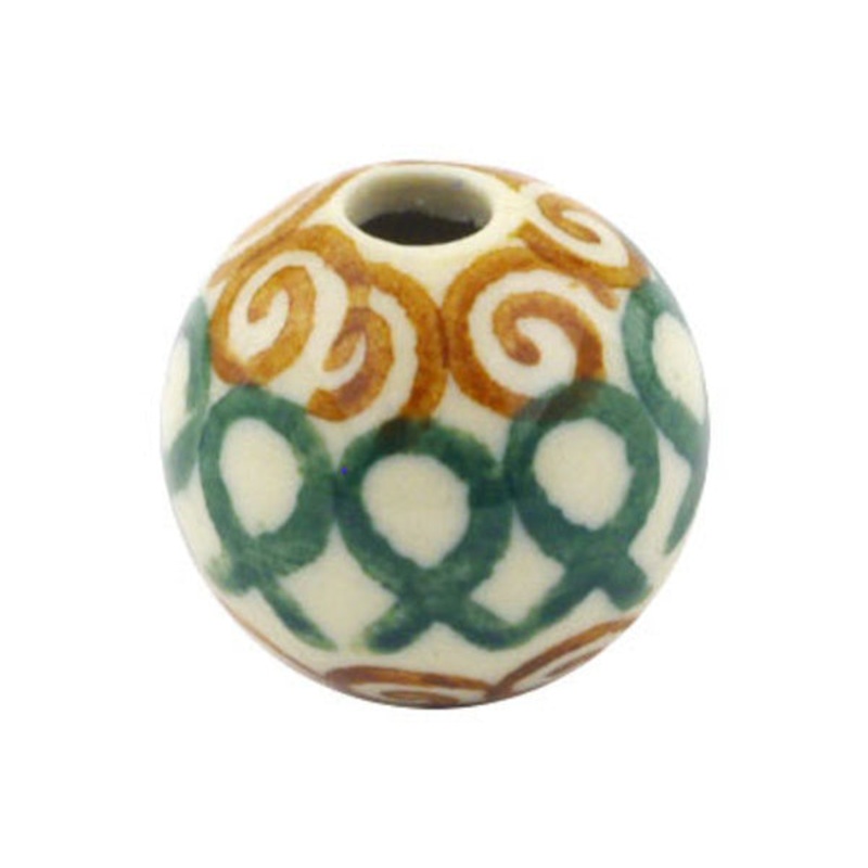 Polish Pottery -inch Bead Braided Rug