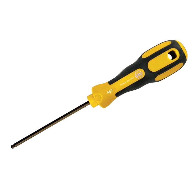 Wiha 3K Ergo Ball End Hex Driver .050 x 75mm