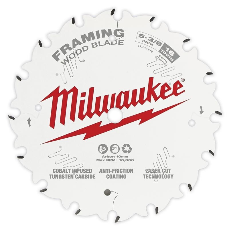 48-40-0522 5-3/8 in. 16 Tooth Framing Circular Saw Blade