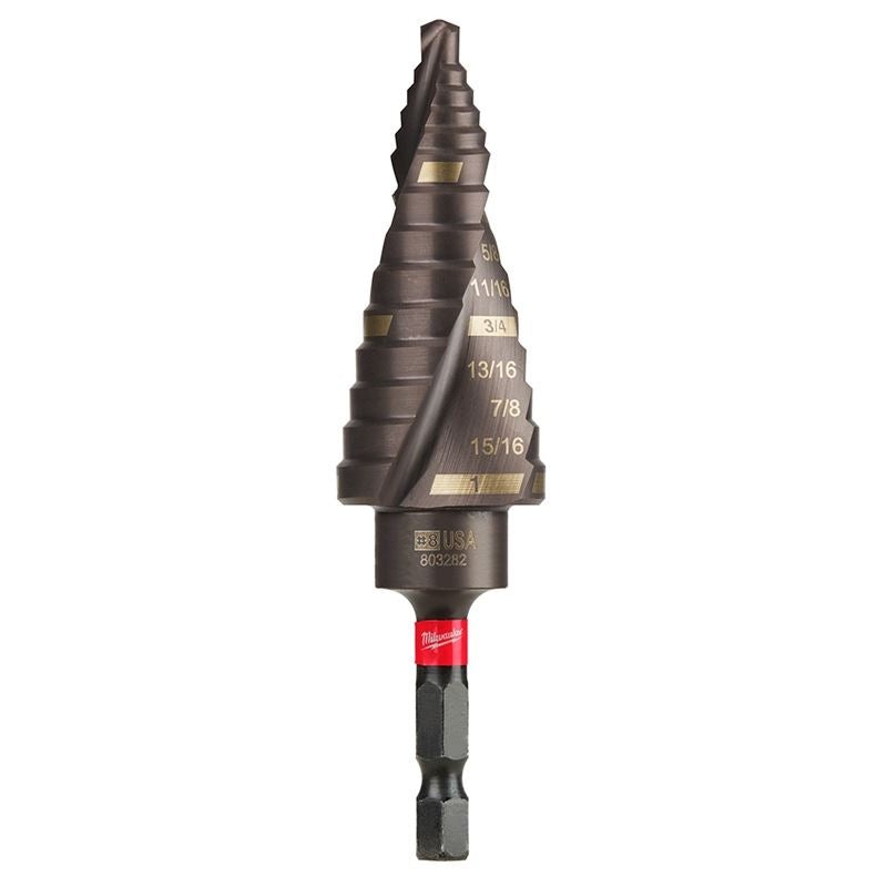 48-89-9248 1/8 – 1 in. #8 SHOCKWAVE Impact Duty Step Bit