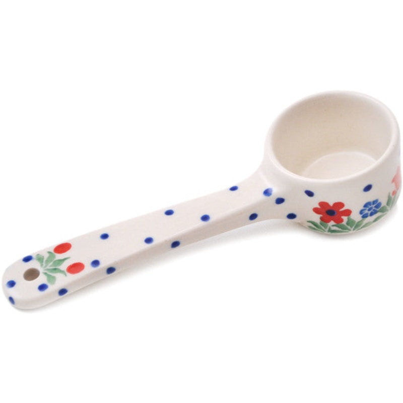 Polish Pottery 1 oz Measuring Cup Babcia’s Garden