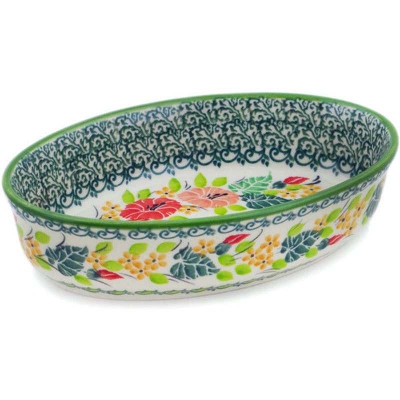 Polish Pottery 6 Condiment Dish Morning Divine UNIKAT