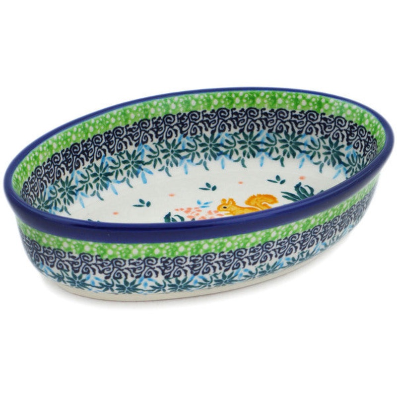 Polish Pottery 6 Condiment Dish Nuts About You UNIKAT