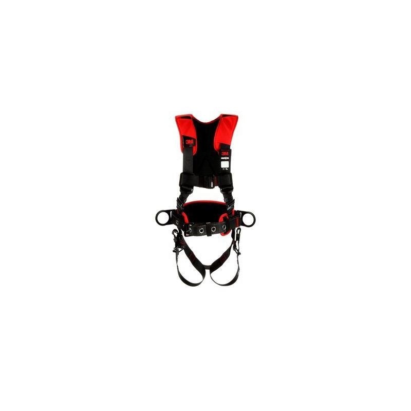 3M Protecta Comfort Construction Style Positioning Harness 1161207, Black, X-Large