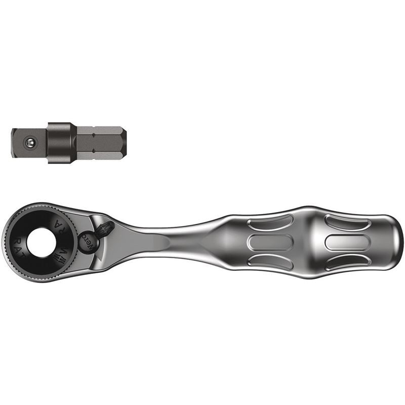 8001 A Zyklop Mini 1 Bit Ratchet 1/4  SB with 1/4  drive