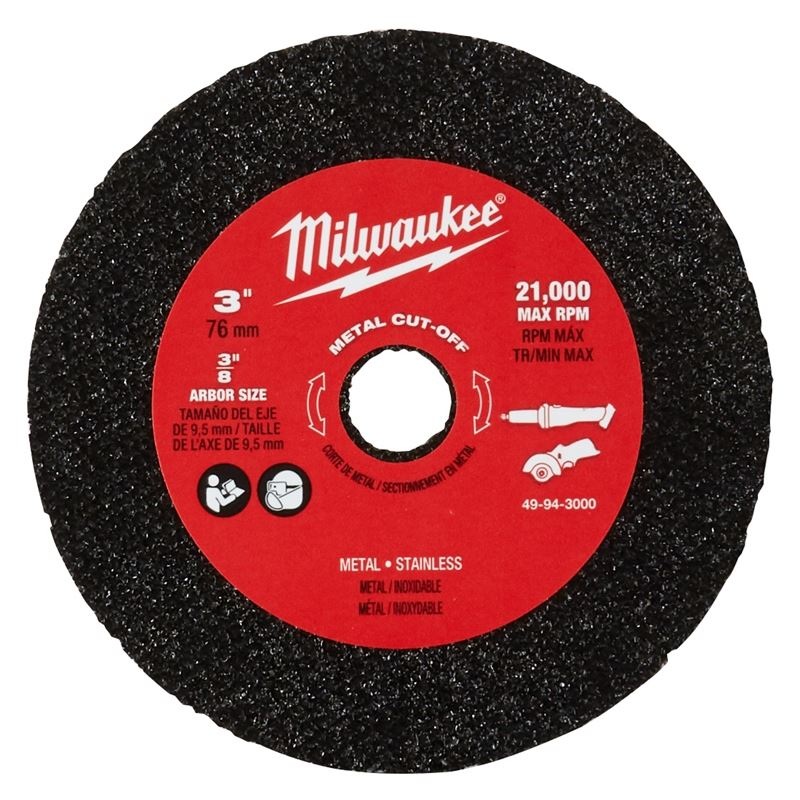 Milwaukee 49-94-3000 3 Metal Cut Off Wheel 3PK