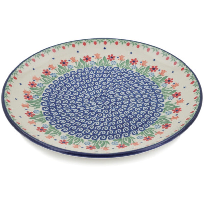 Polish Pottery 10 Plate Babcia’s Garden