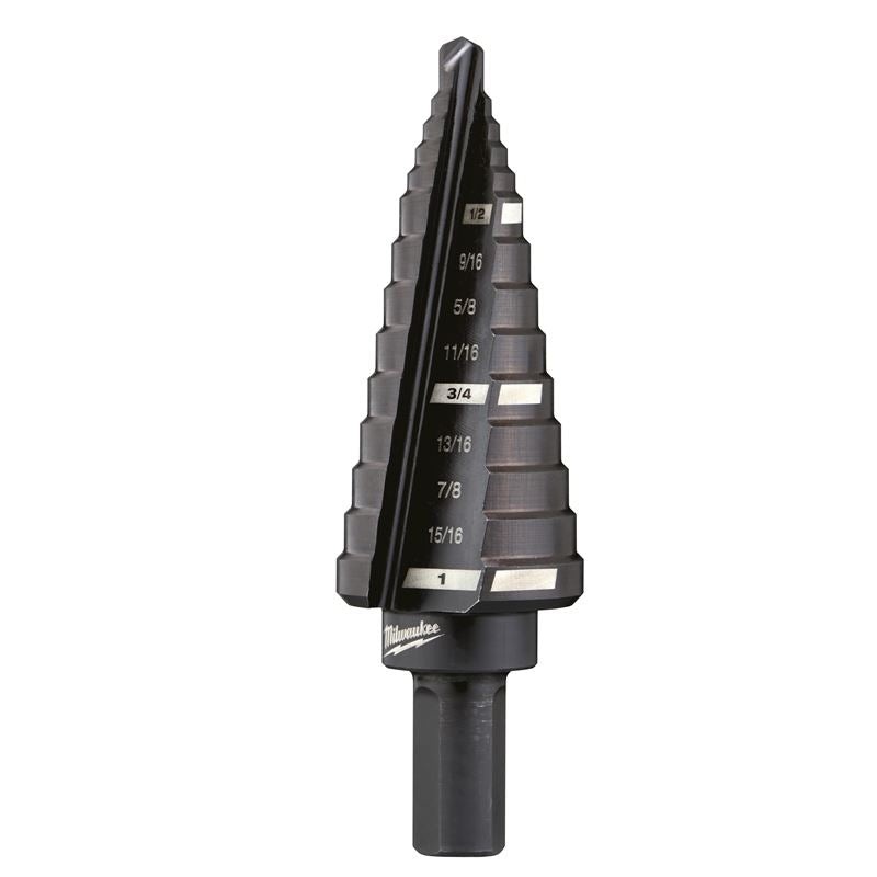 48-89-9208 1/2 in. – 1 in. x 1/16 in. #8 Step Drill Bit
