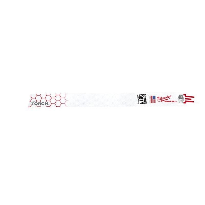 48-00-5714 12 in. 10 TPI THE TORCH SAWZALL Blades – 5 Pack