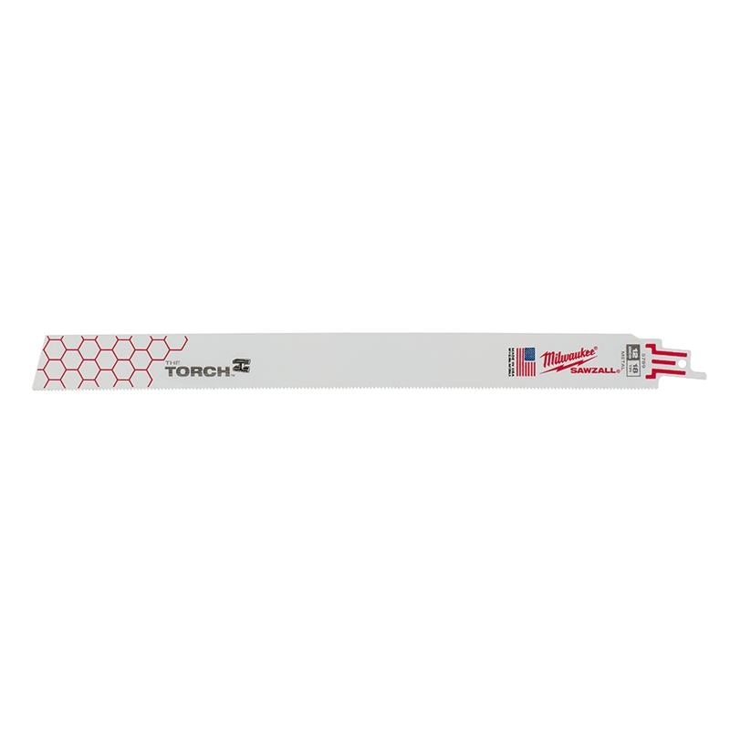 48-00-8789 12 in. 18 TPI THE TORCH SAWZALL Blade – 25 Pack