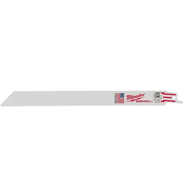 48-00-5187 9 in. 14 TPI Thin Kerf SAWZALL Blades – 5 Pack