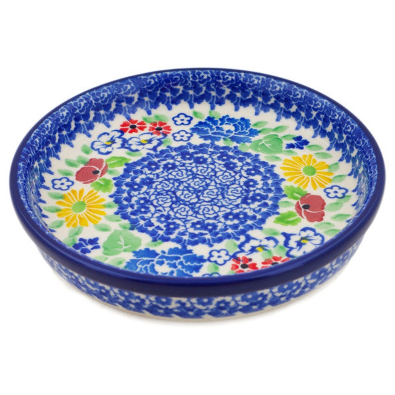 Polish Pottery 6 Condiment Dish Patio Views UNIKAT