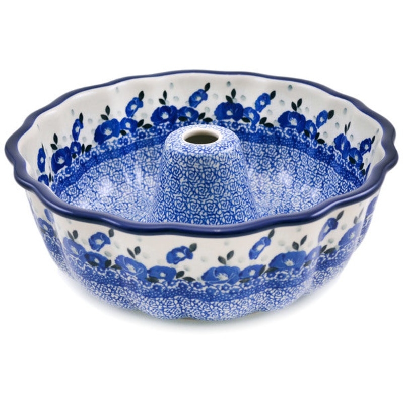 Polish Pottery 10 Cake Mould Eternal Winter