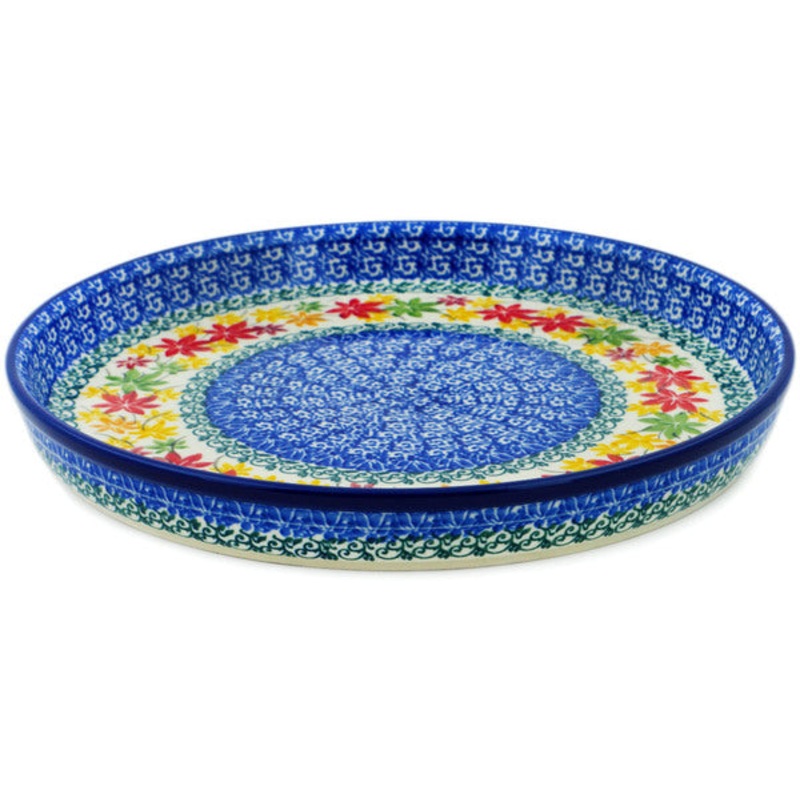 Polish Pottery 10 Cookie Platter Fall Vibes