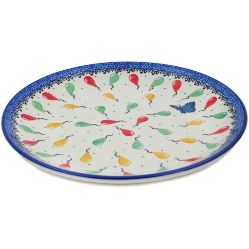 Polish Pottery 10 Plate Balloons
