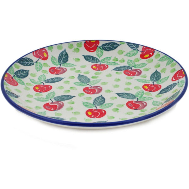 Polish Pottery 10 Plate Apple Picking
