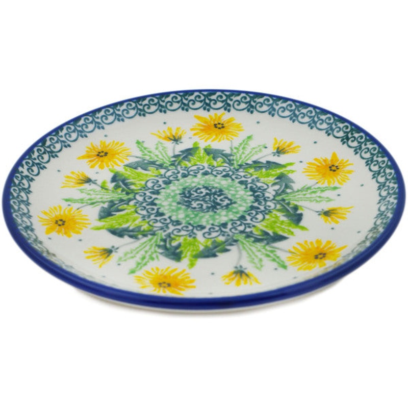 Polish Pottery Toast Plate Sweet Summer