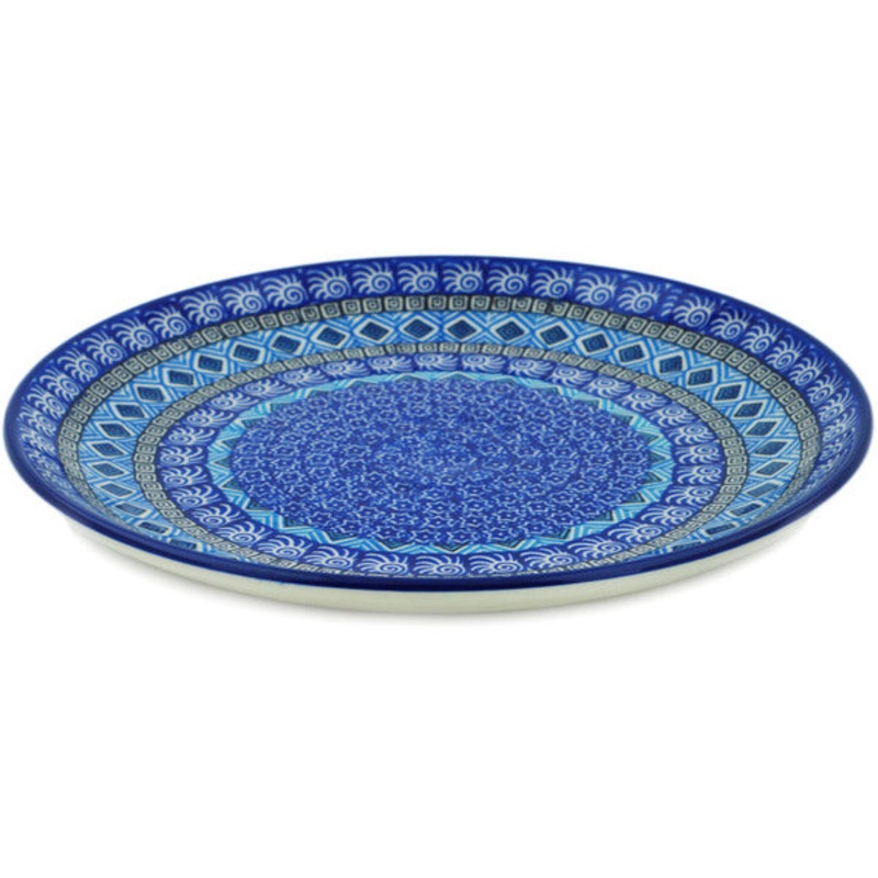 Polish Pottery 10 Plate Aztec Sky
