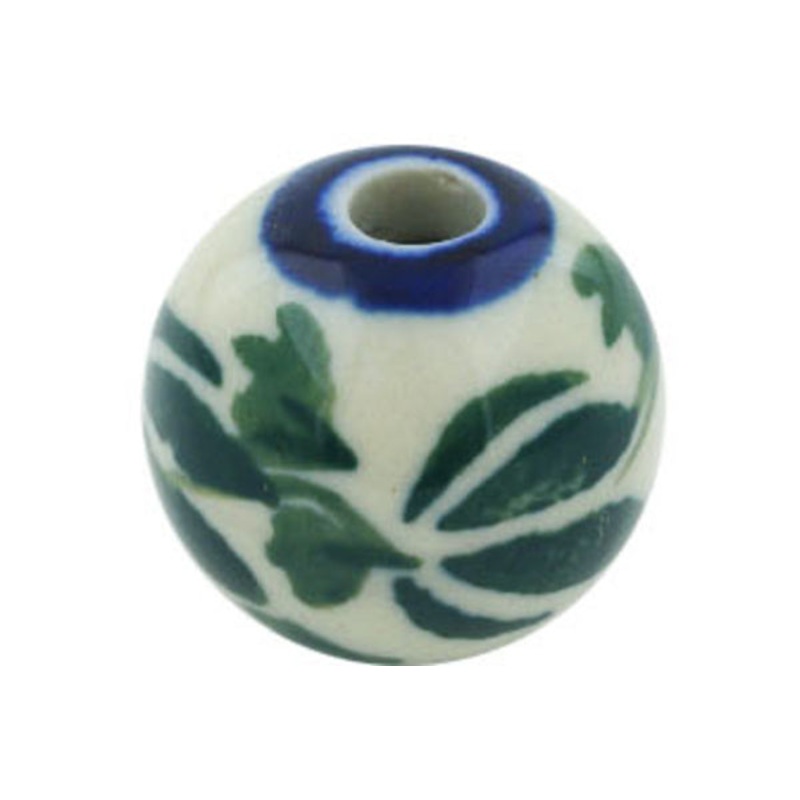 Polish Pottery -inch Bead Weeping Tulips