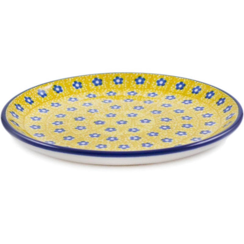 Polish Pottery Toast Plate Sunshine