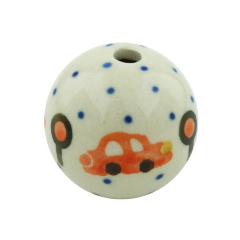 Polish Pottery 1 Bead Cars