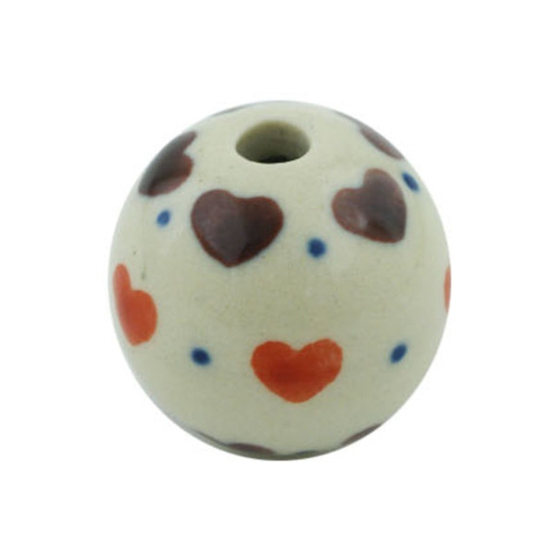 Polish Pottery 1 Bead Love All Around