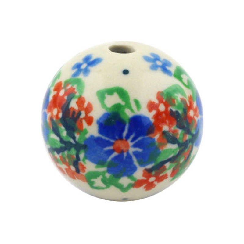 Polish Pottery 1 Bead Spring Wreath