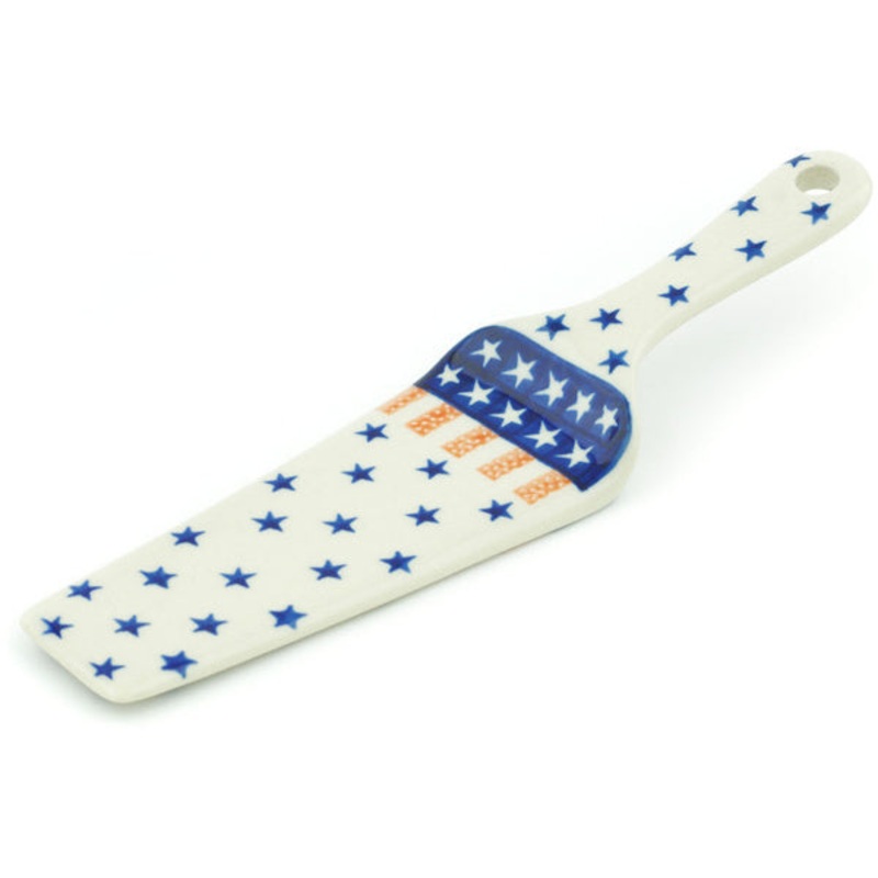 Polish Pottery 10 Pie and Cake Server Classic Americana