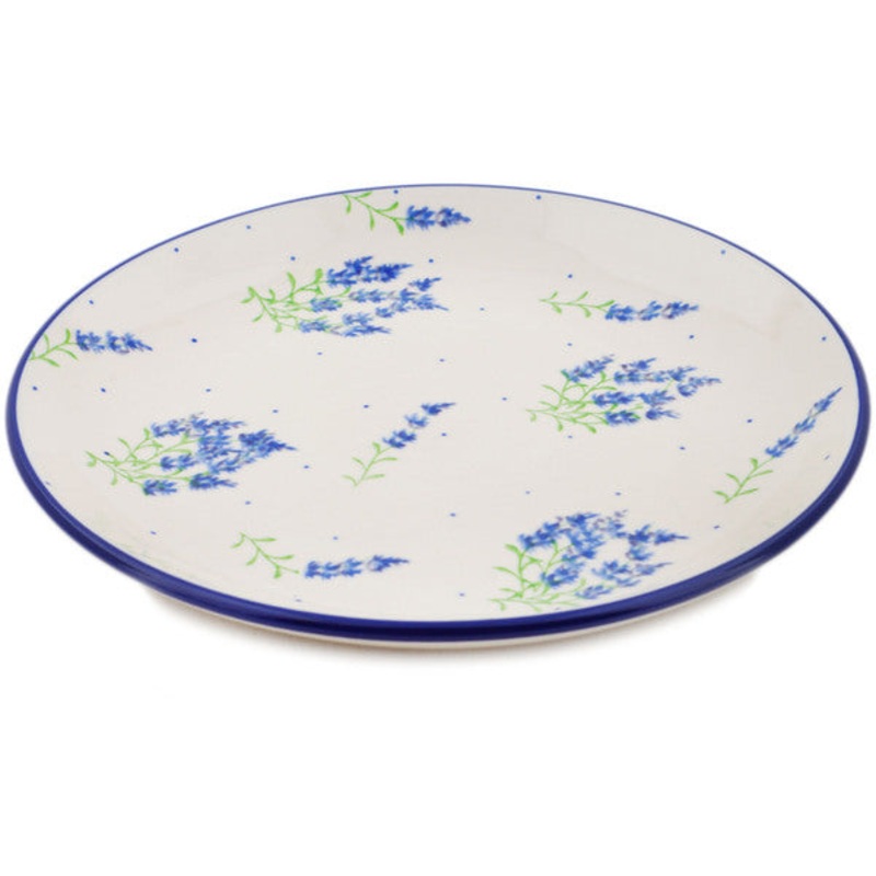 Polish Pottery 10 Plate Beautiful Bluebonnets