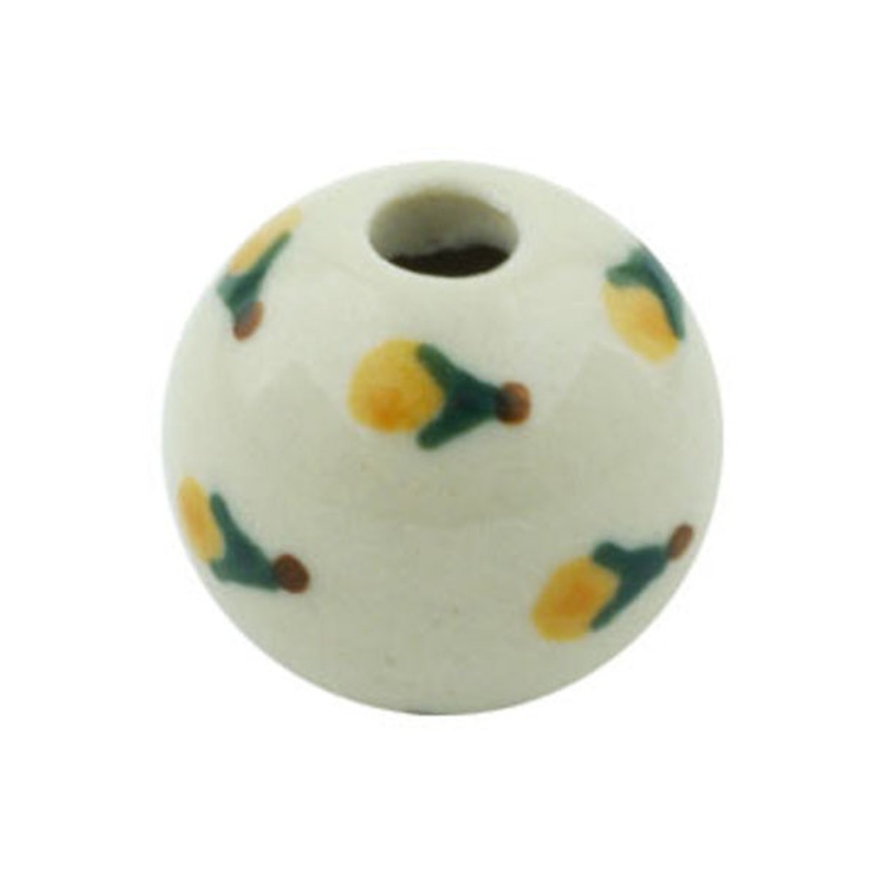 Polish Pottery -inch Bead Summer Grapes