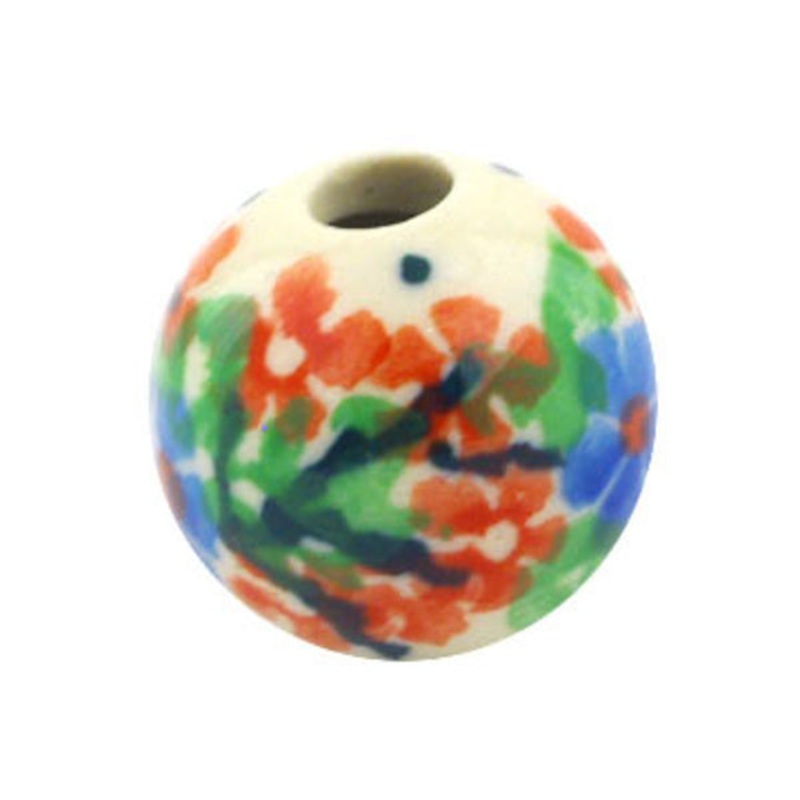 Polish Pottery -inch Bead Spring Wreath