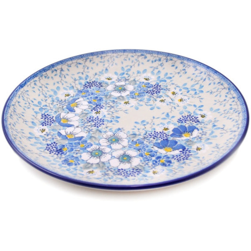Polish Pottery 10 Plate Blissful Beauty UNIKAT