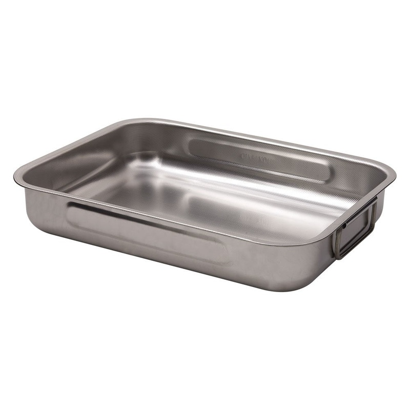 Dexam Stainless Steel Oven Roasting Tin – 42cm