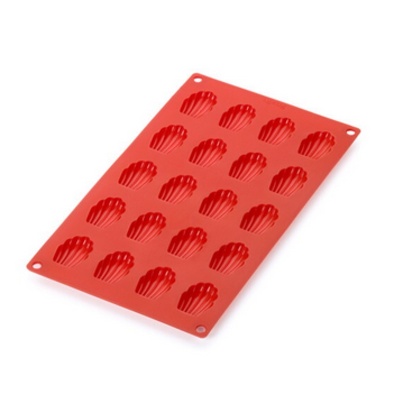 Lekue Gourmet 20 Cav Mini Madeleines Mould – Red