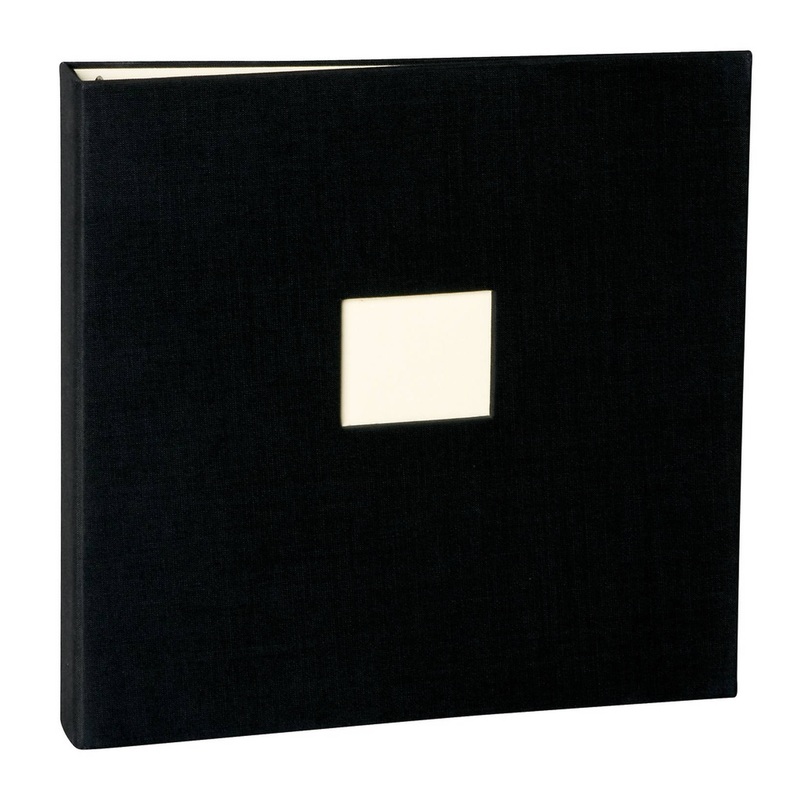 Photo Album and Guest Book – Black