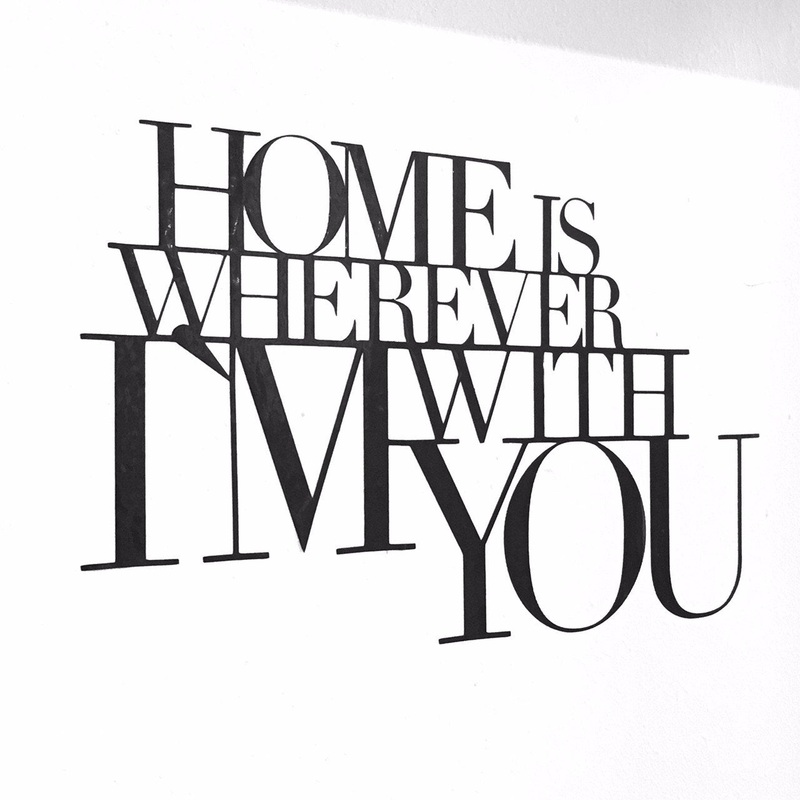 Small Wall Poetry – Home is…