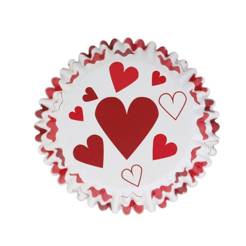 PME Foil Baking Cases – Hearts