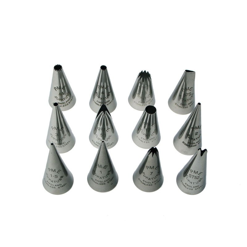 PME SupaTube Piping Tubes – Set of 12