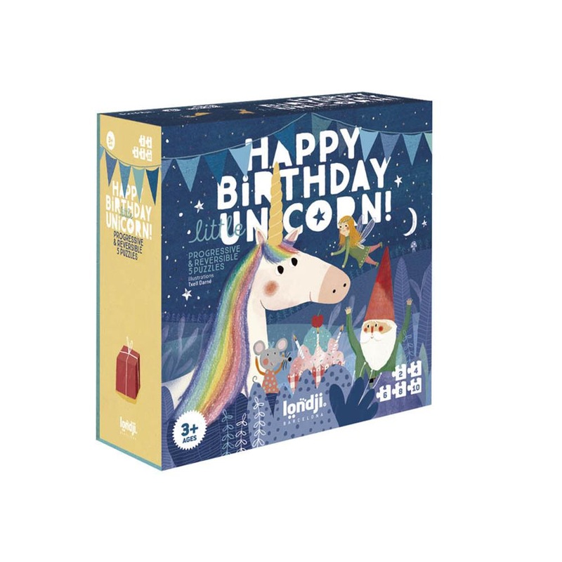 Happy Birthday Unicorn Puzzle