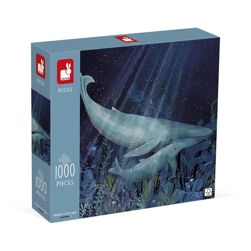 Whales in the Deep Puzzle – 1000 Pieces