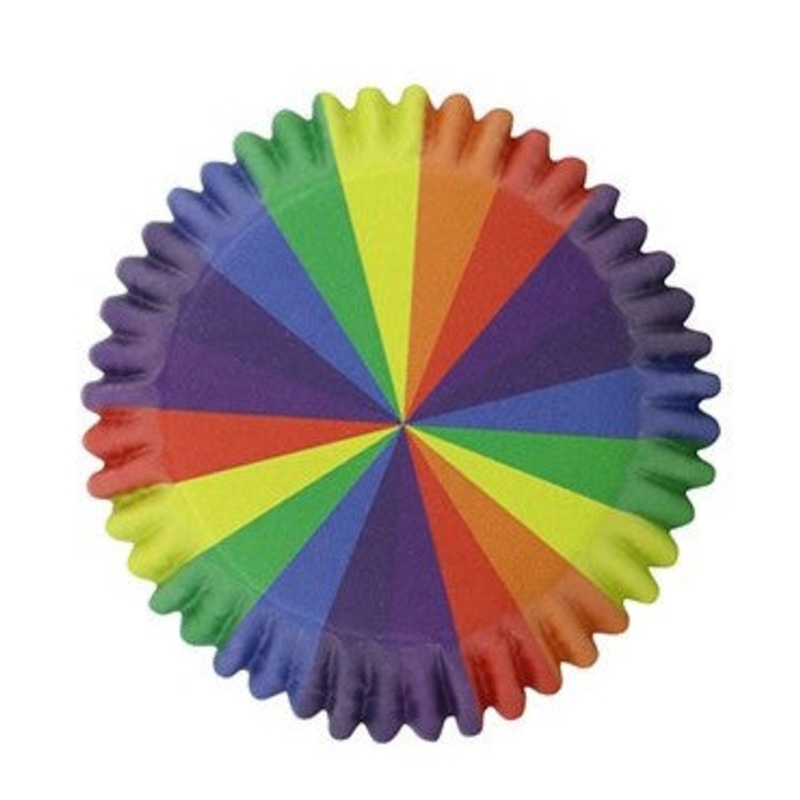 PME Cupcake Cases Foil Lined – Rainbow