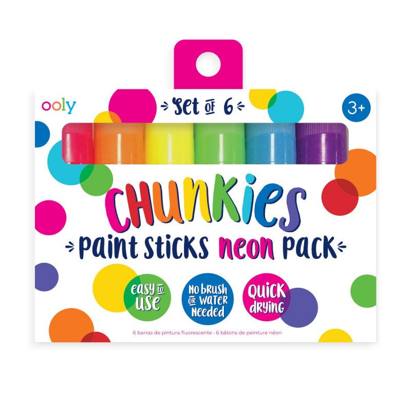 Chunkies Paint Sticks – Set of 6 – Neon