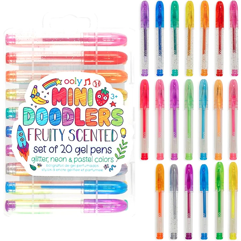 Mini Doodlers Fruity Scented Gel Pens – Set of 20