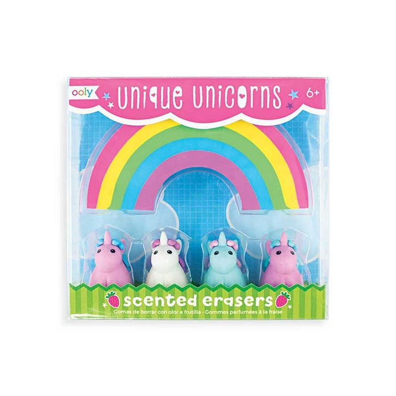Unique Unicorns Scented Erasers