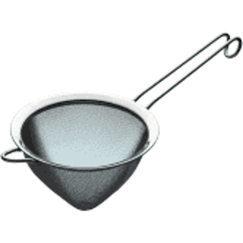KitchenCraft Stainless Steel Fine Mesh Conical Sieve – 18cm